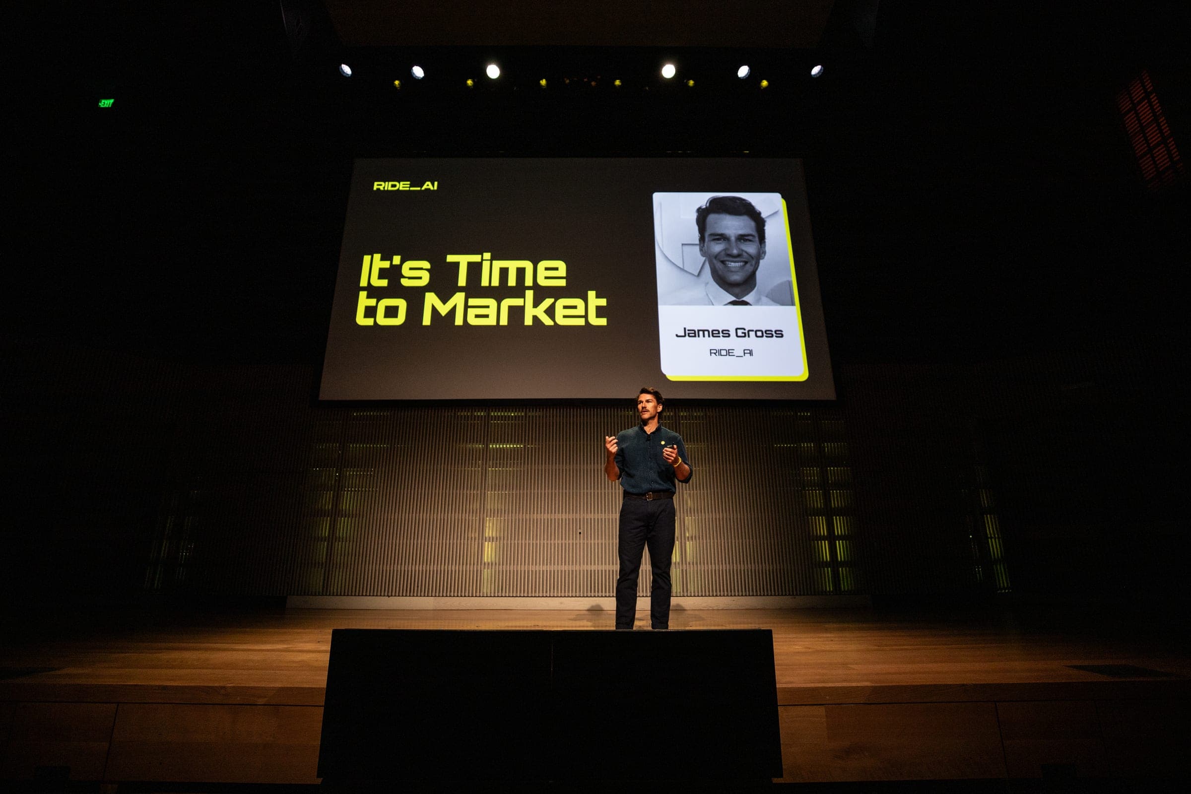 Ride AI keynote slide from James Gross